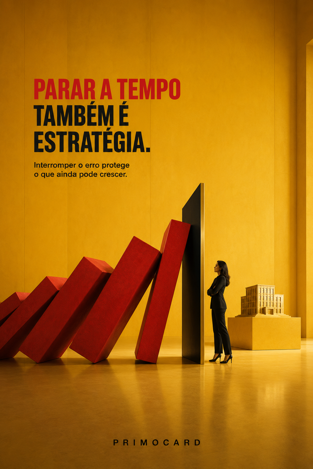 Parar a tempo também é estratégia