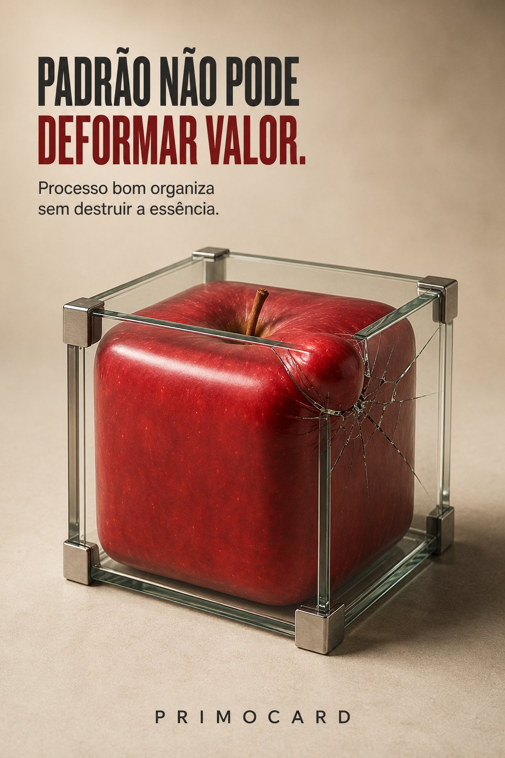 Padronizar não é deformar