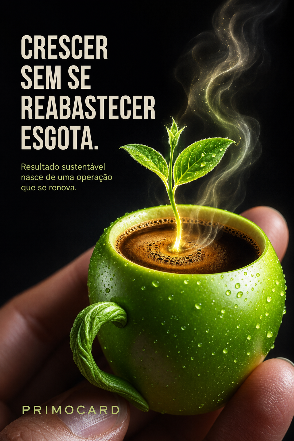 Crescer sem se reabastecer esgota