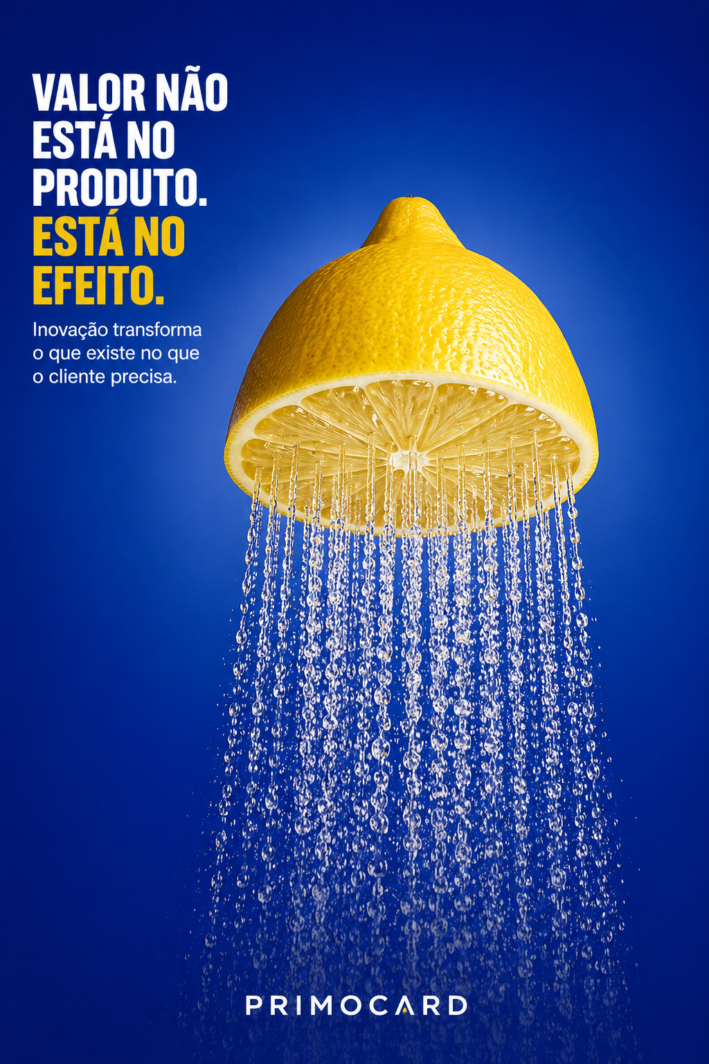 Valor não está no produto está no efeito