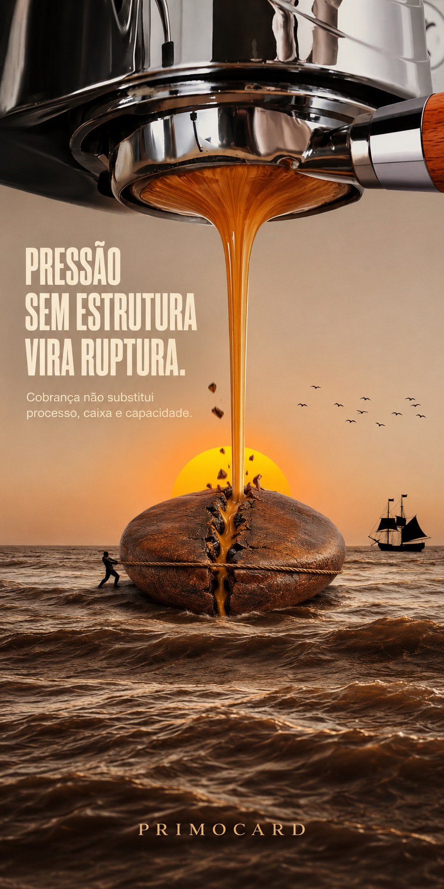 Pressão sem estrutura vira ruptura