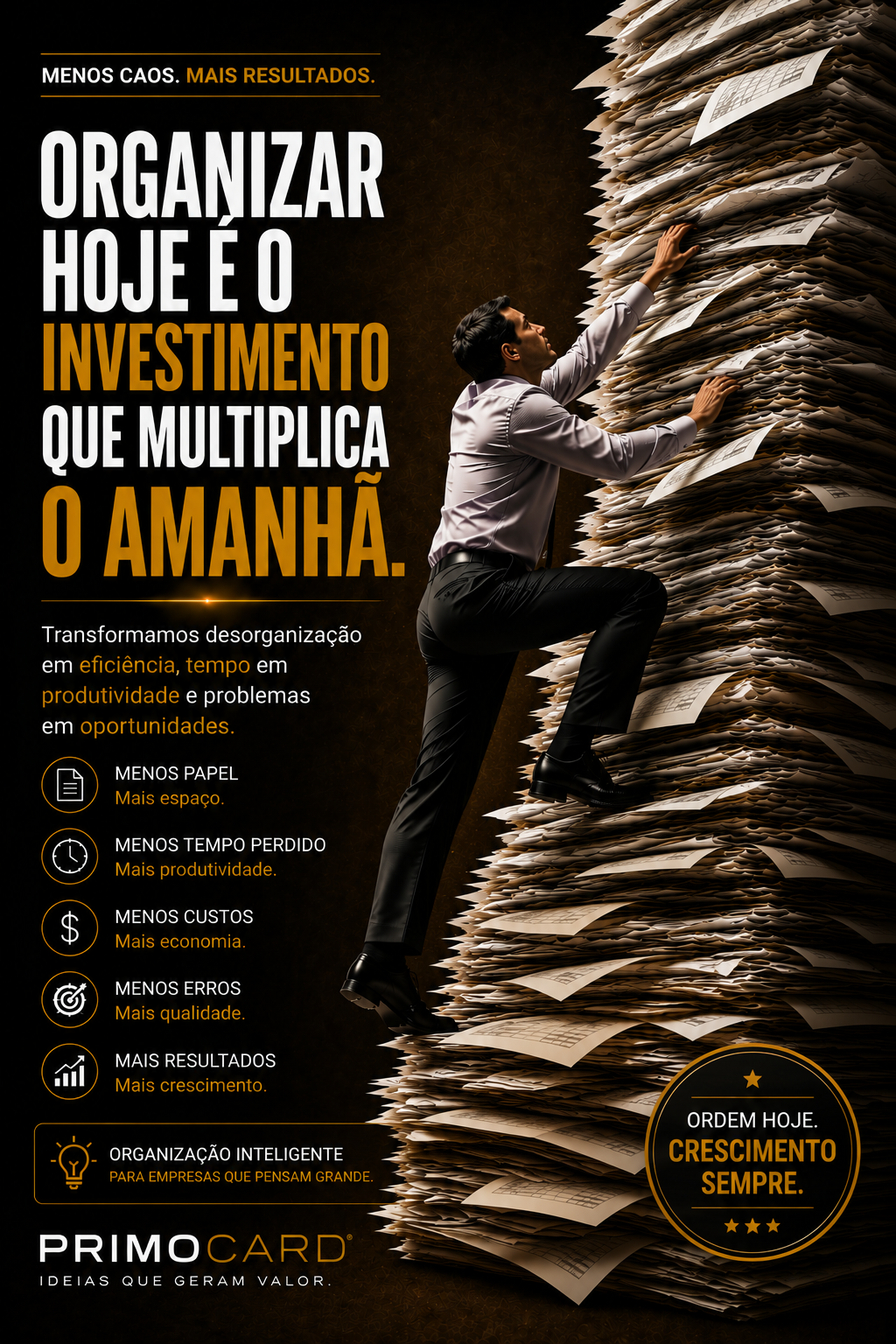 Organização é o Investimento Mais Rentável