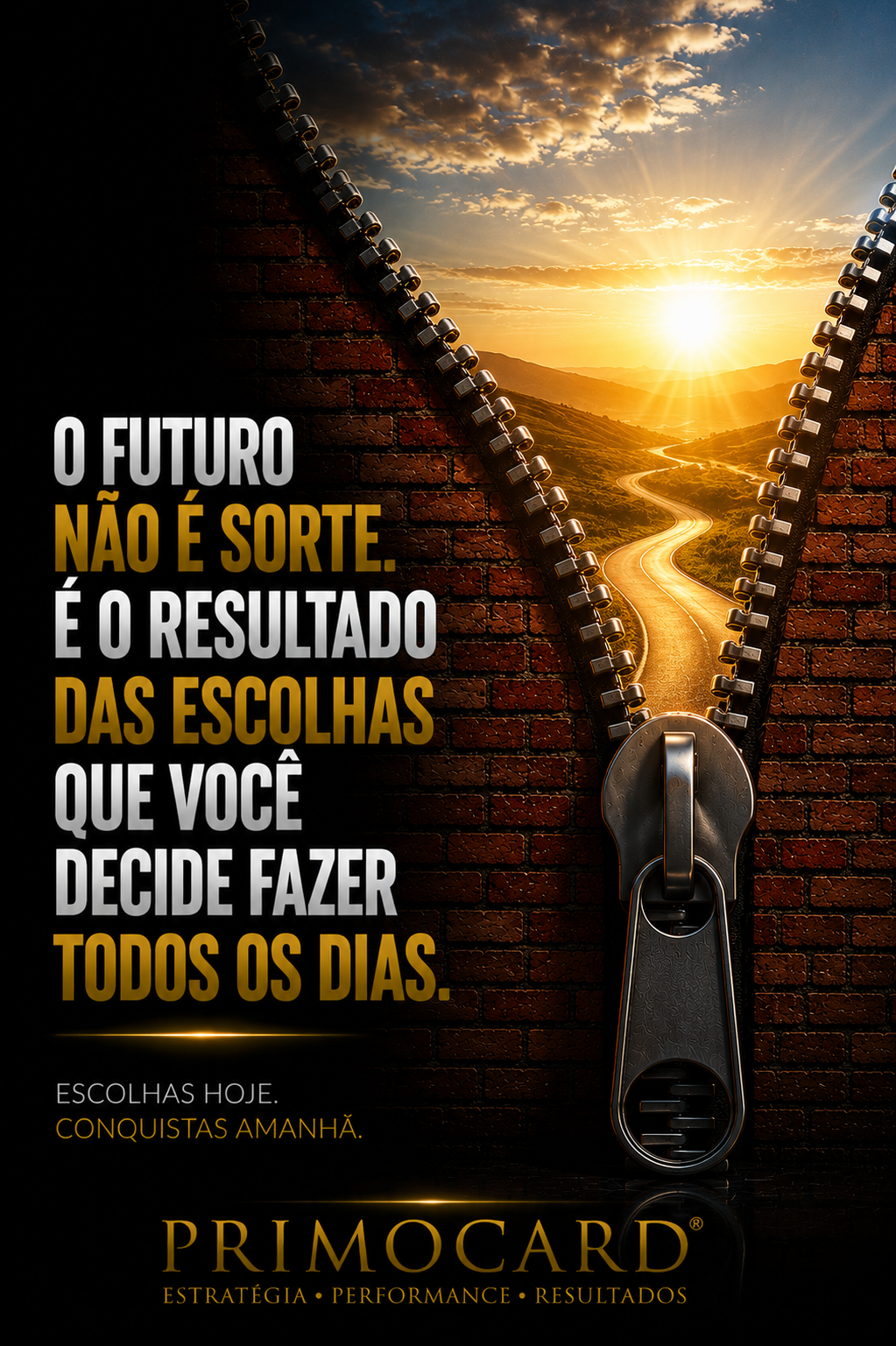O Futuro Não Acontece. Ele É Construído.