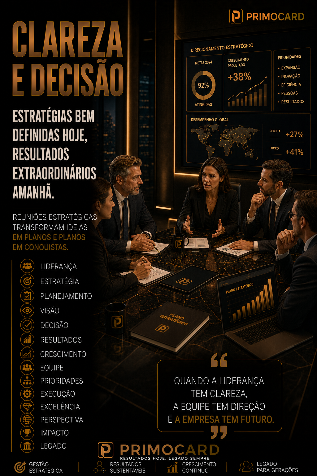 Clareza Produz Decisões Extraordinárias.