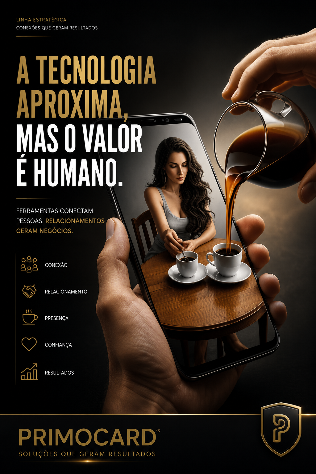Tecnologia Aproxima. Pessoas Conectam.