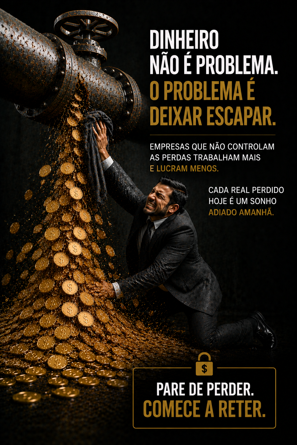 O Problema Não É Apenas Ganhar Dinheiro, Mas Evitar Que Ele Escape