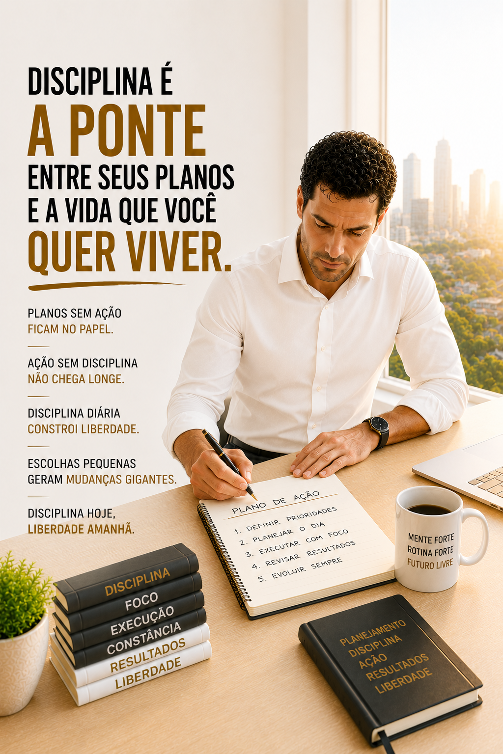 Disciplina Transforma Planos em Liberdade