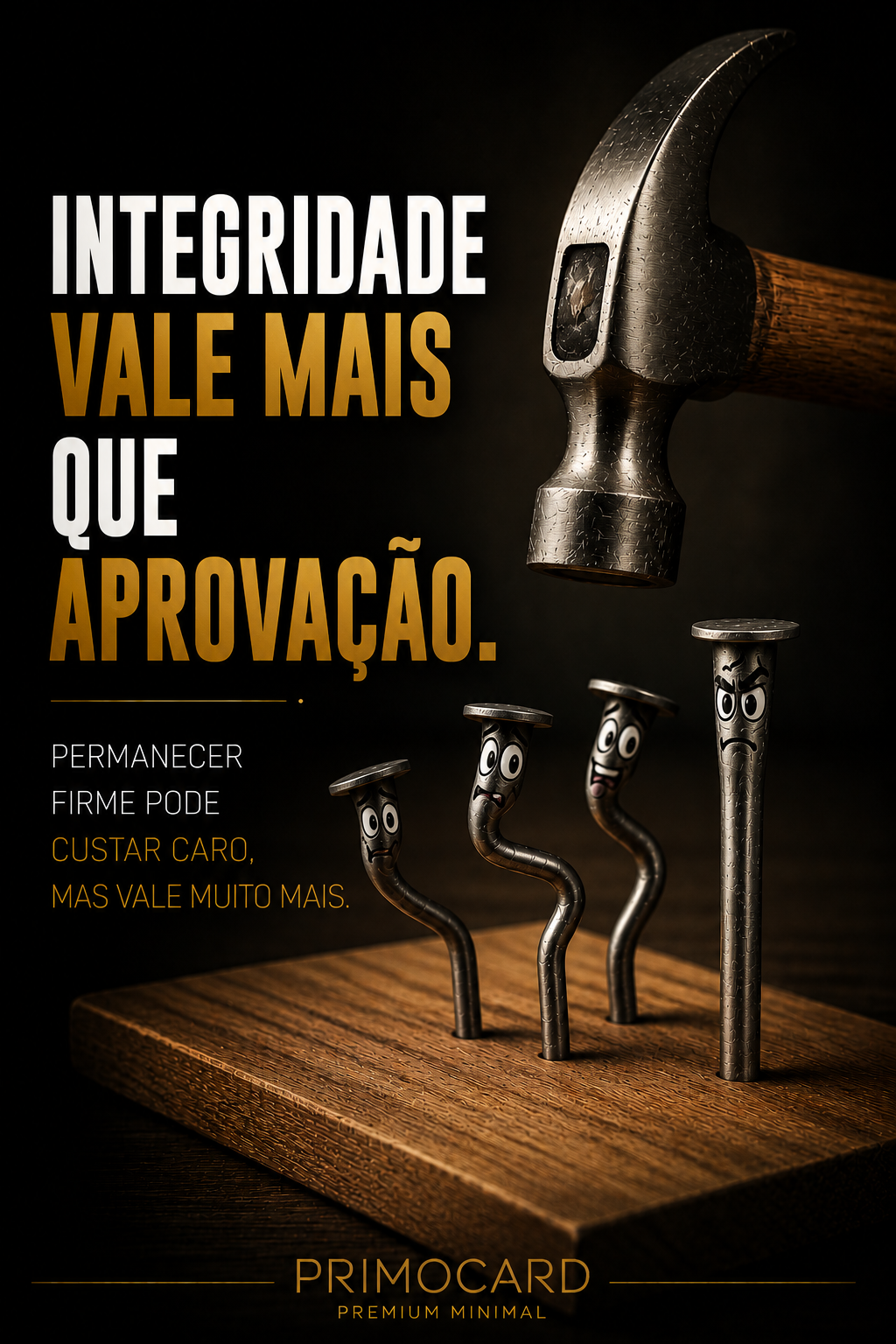 Integridade vale mais que aprovação.