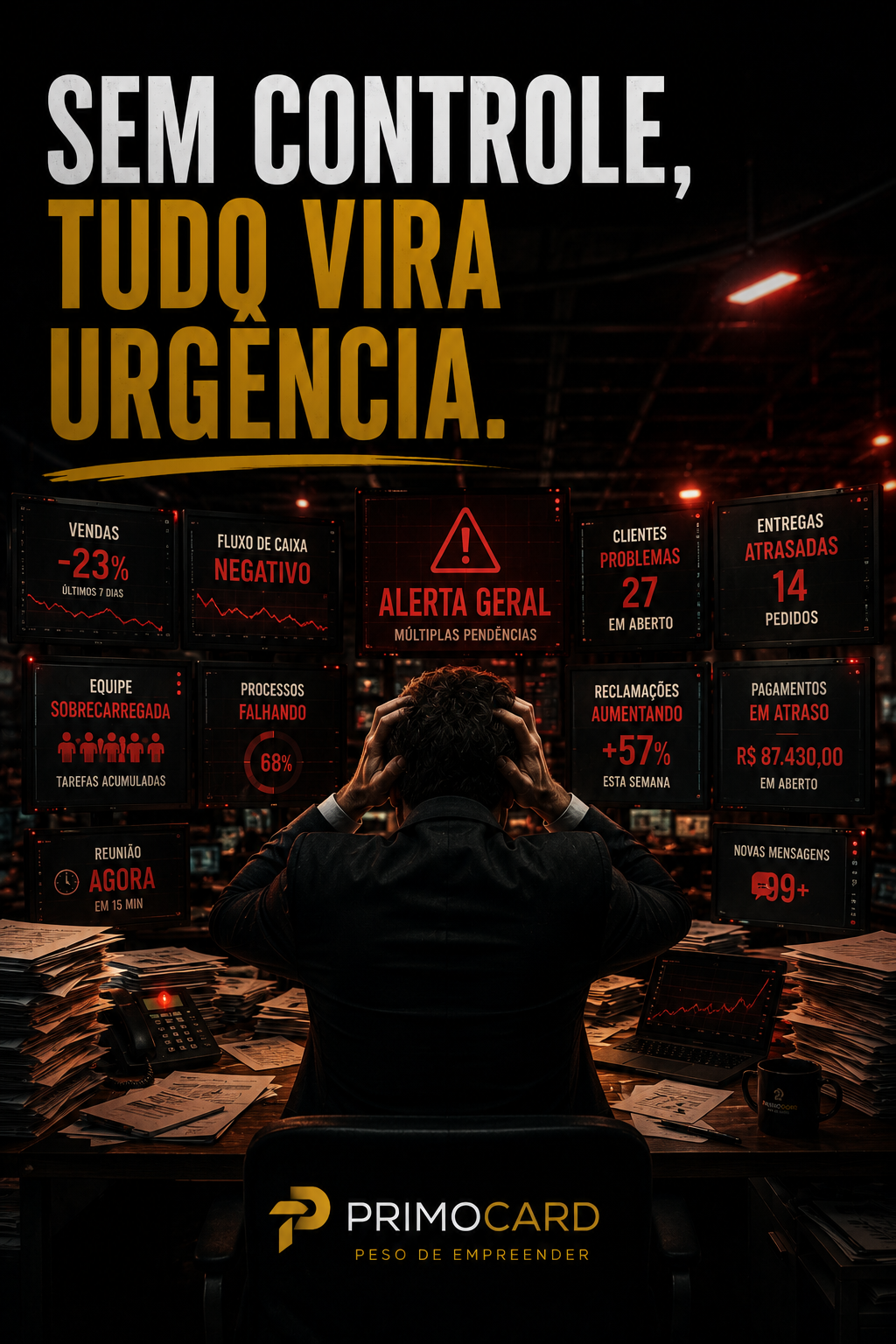 Quando tudo vira urgência