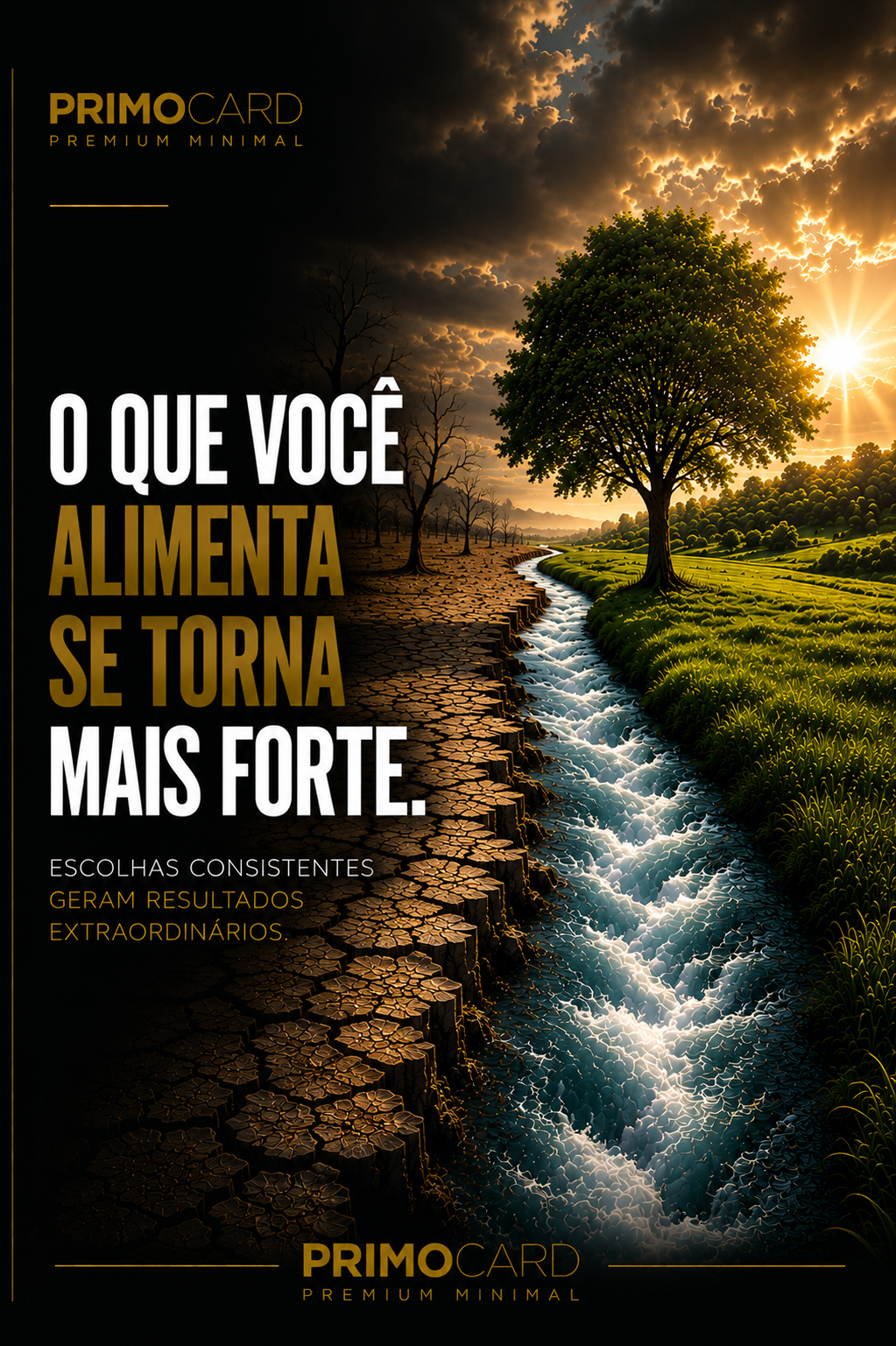 Aquilo que Você Alimenta Determina o que Cresce