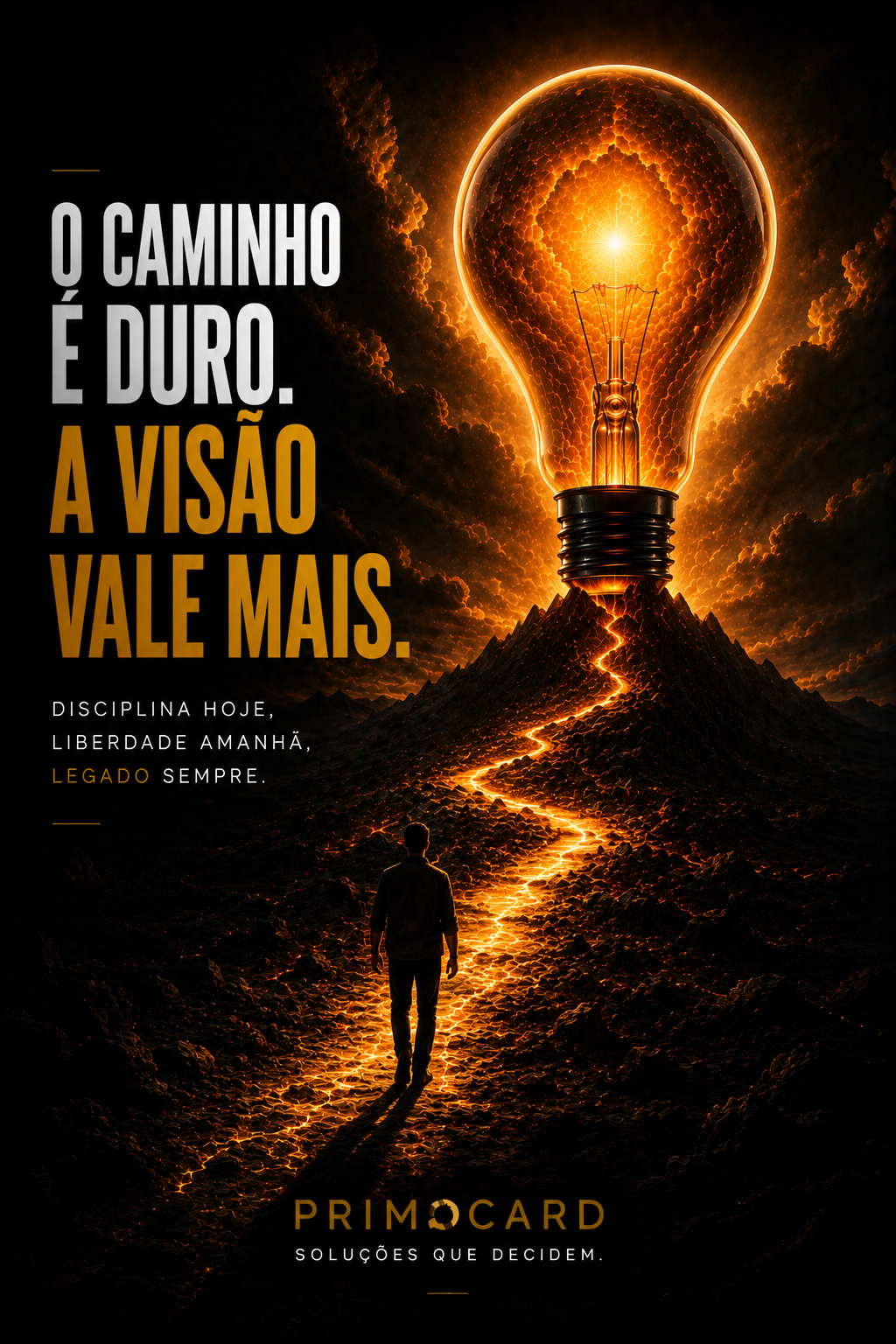 O Caminho É Difícil mas a Visão Vale Mais