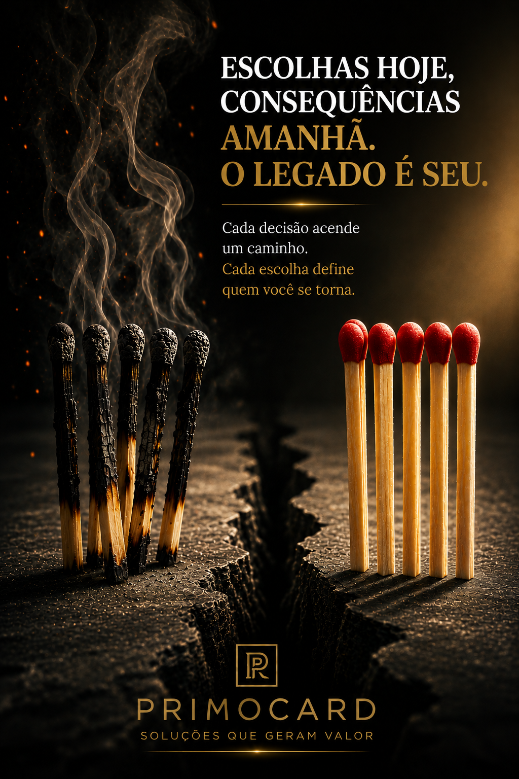 As escolhas de hoje constroem o legado de amanhã