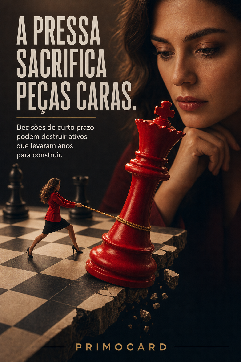 A pressa pode destruir ativos valiosos