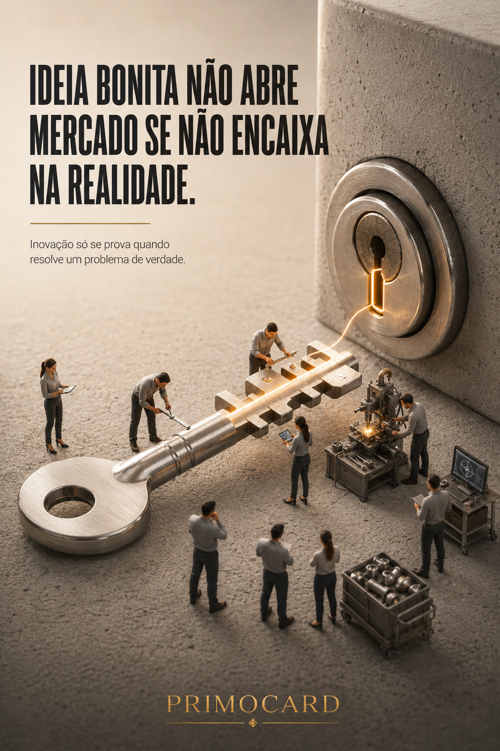 IDEIA BONITA NÃO ABRE MERCADO
