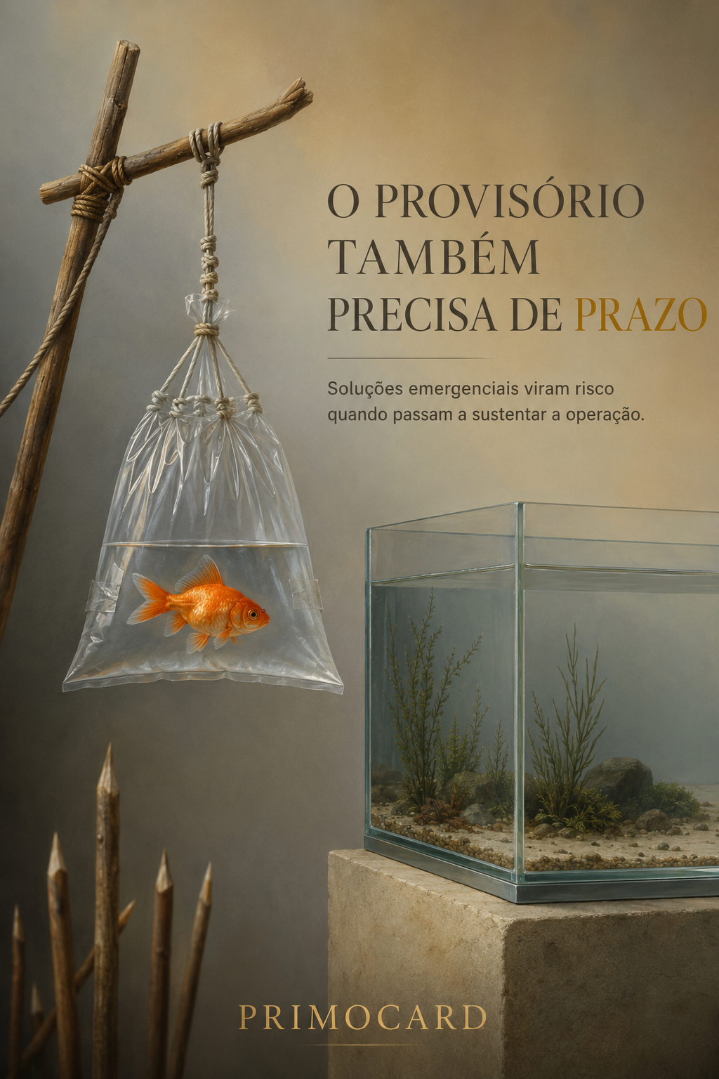 Toda solução provisória precisa de prazo