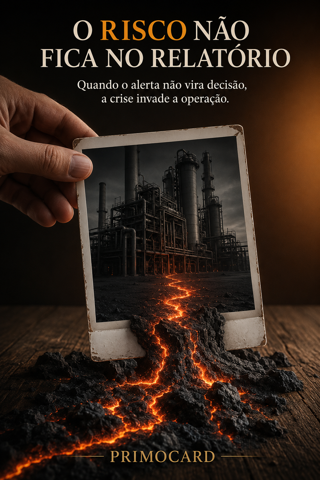 O risco não fica no relatório