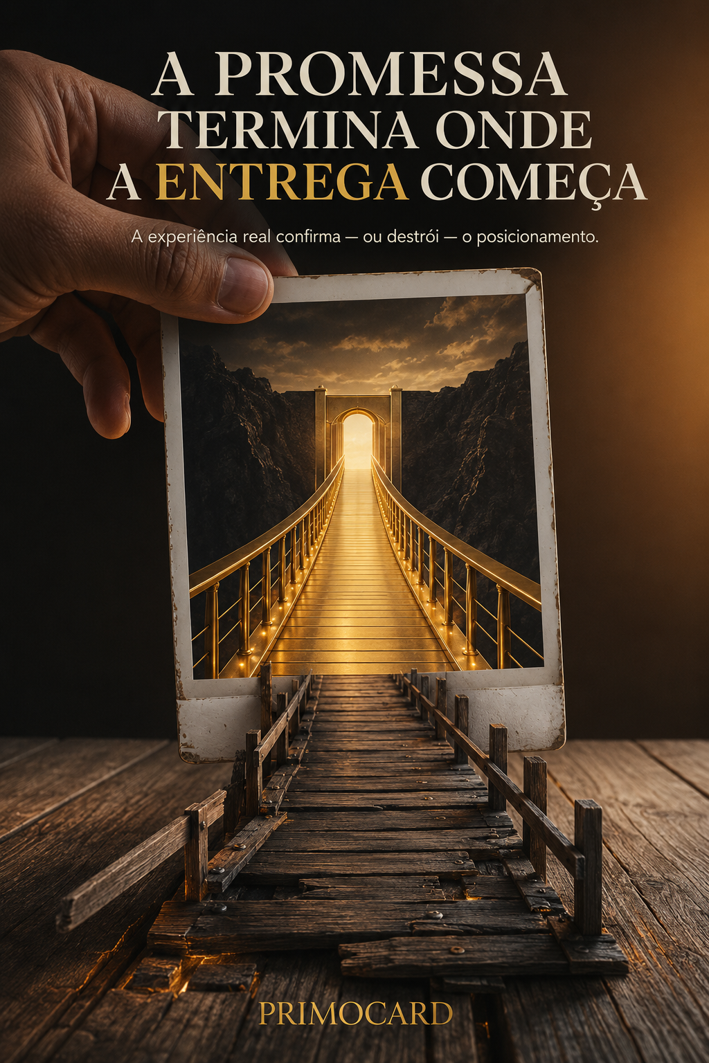 A entrega confirma ou destrói a promessa
