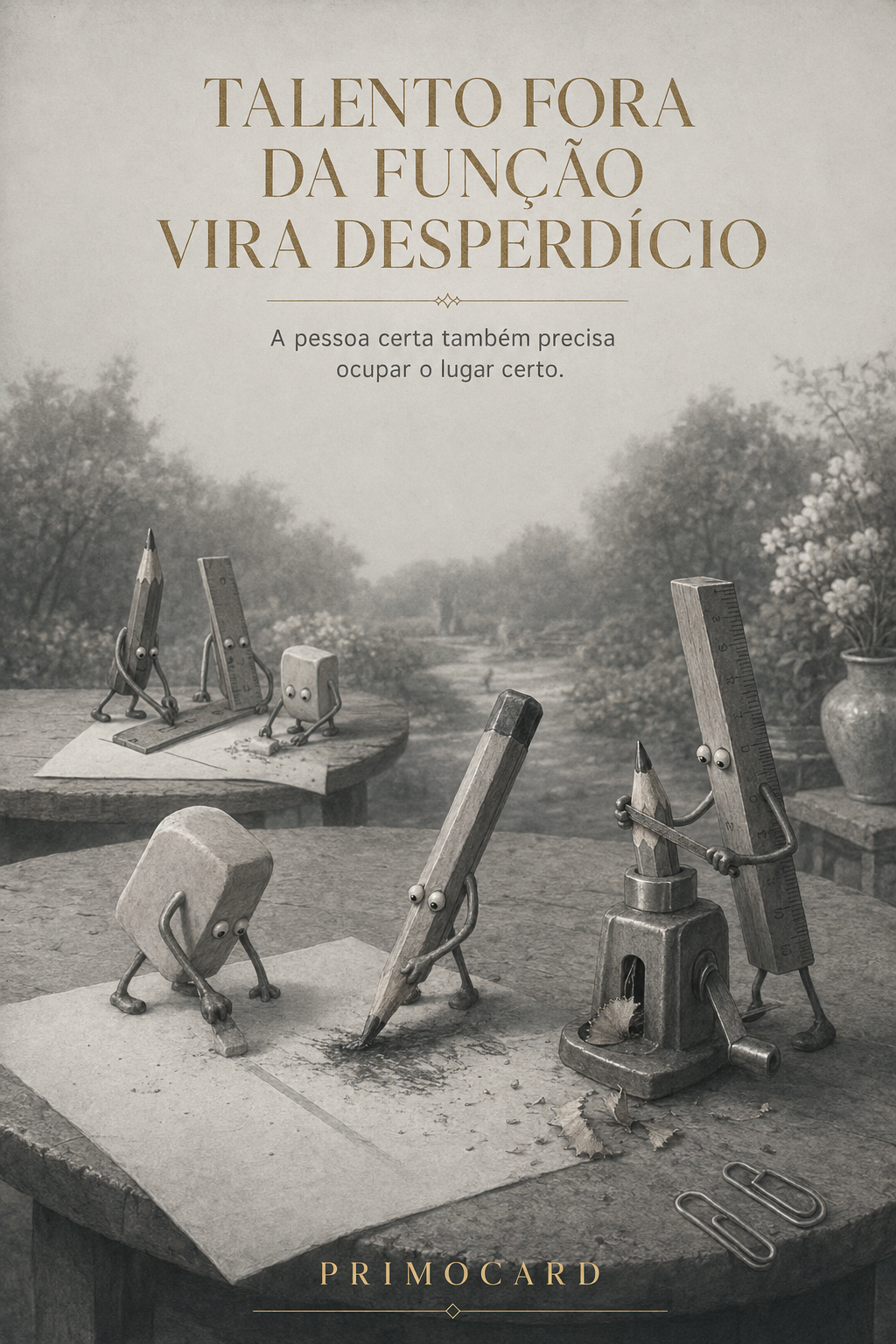 Talento no lugar errado vira desperdício