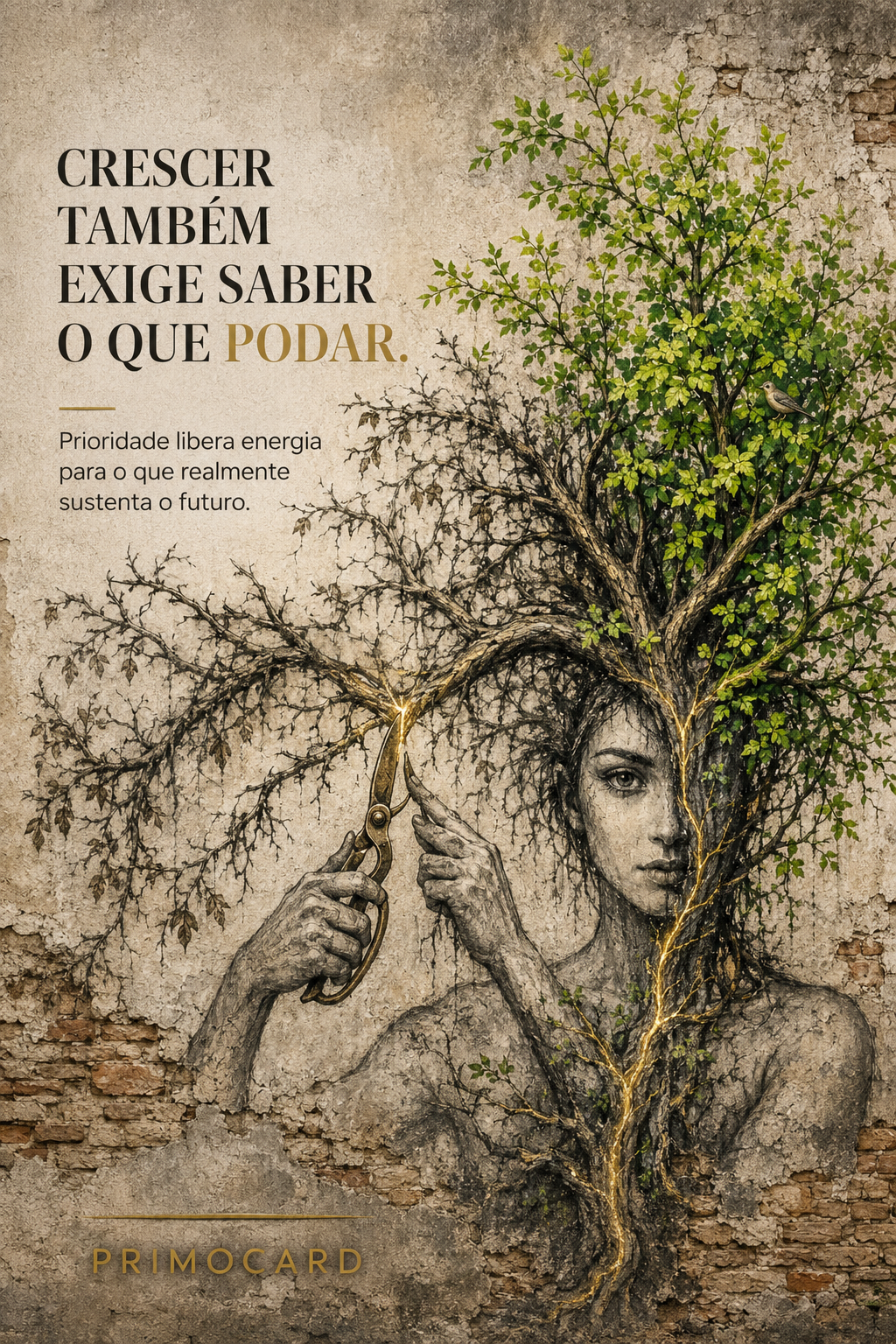Crescer também exige saber o que podar