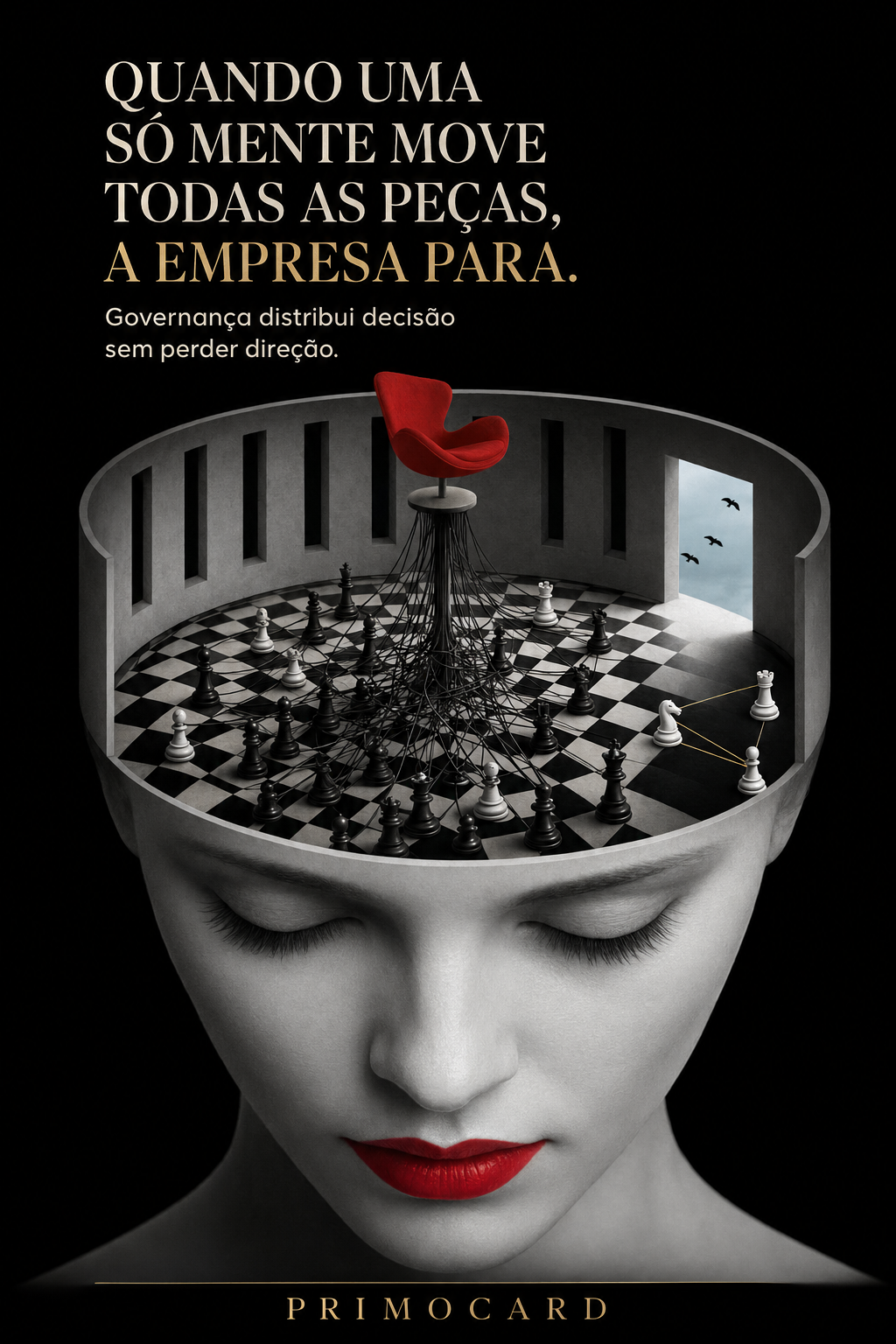Quando uma só mente move todas as peças