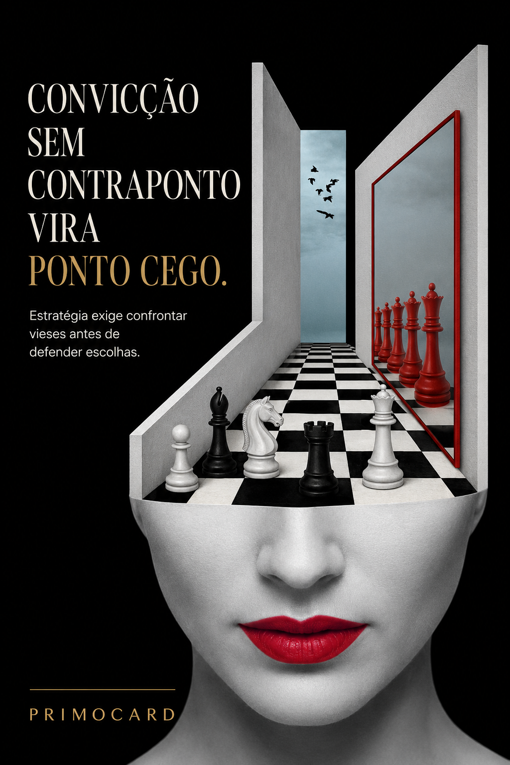 Convicção sem contraponto cria pontos cegos