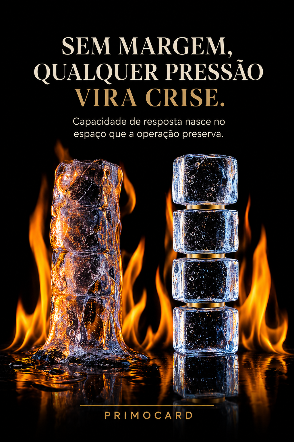 Sem margem, qualquer pressão vira crise