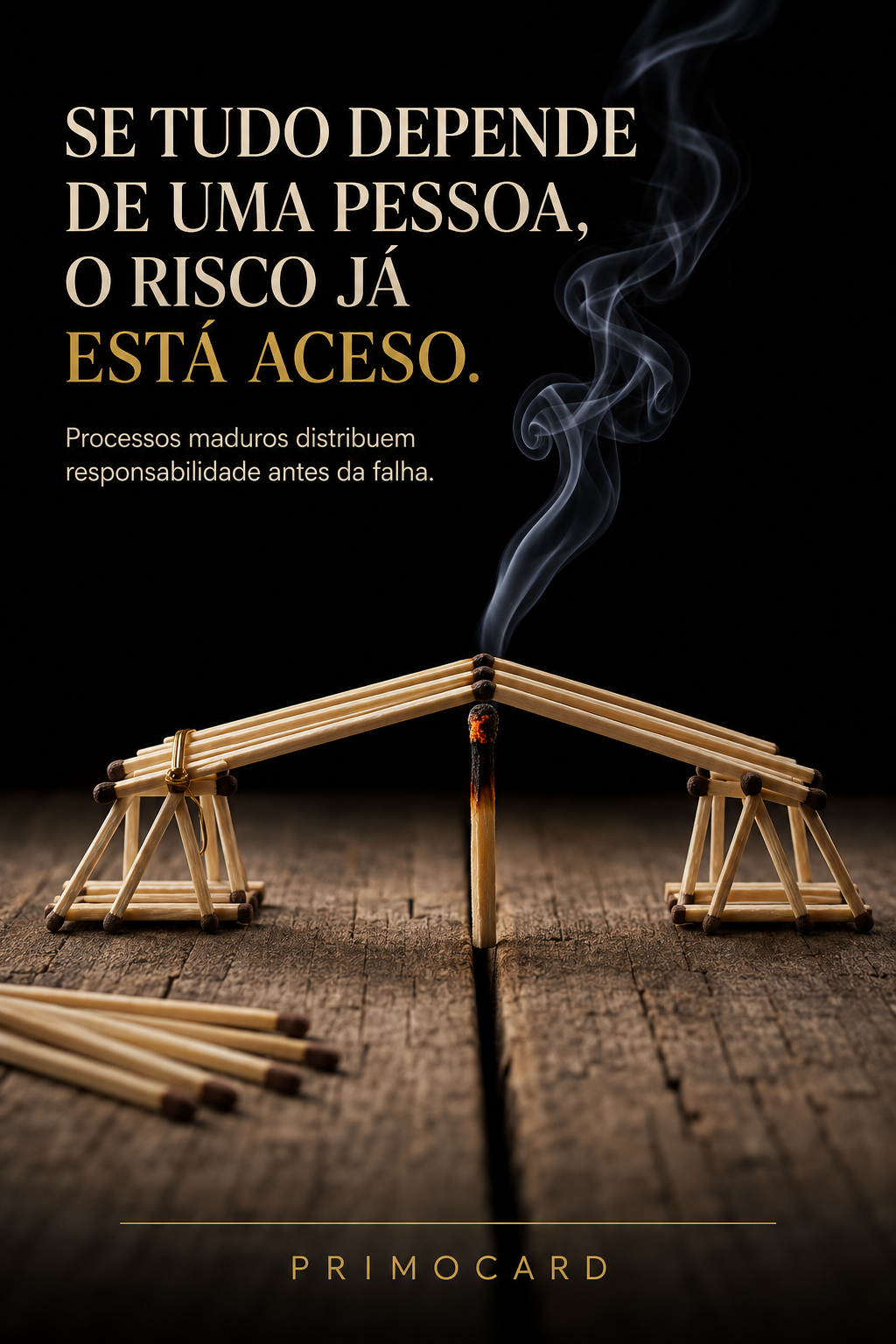 Dependência de uma pessoa é risco operacional