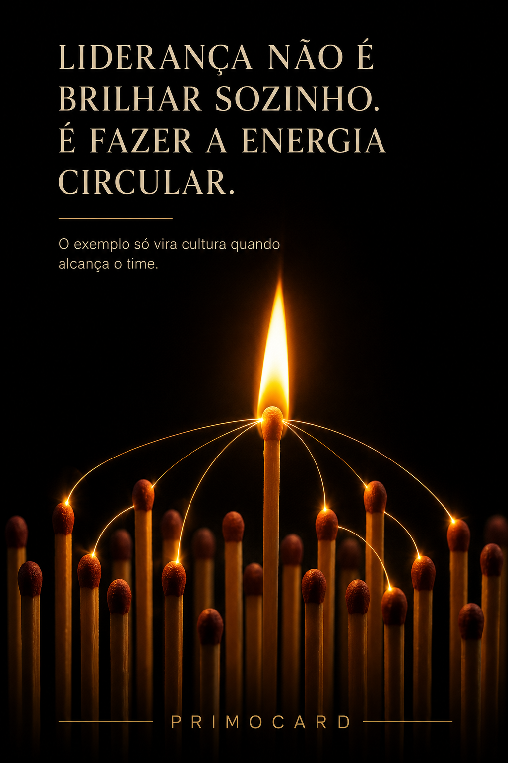 Liderança é fazer a energia circular