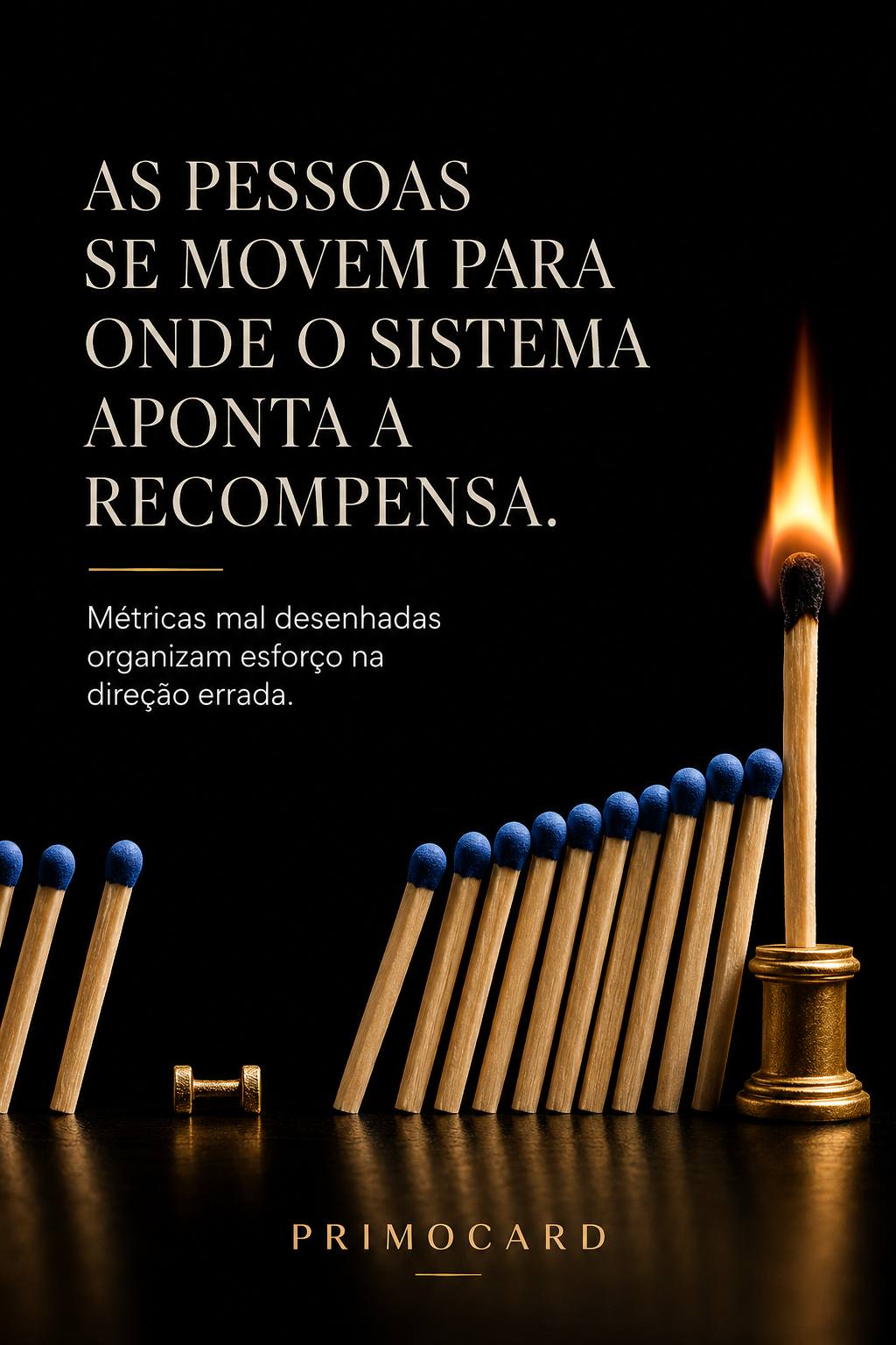 Métricas direcionam o comportamento das equipes