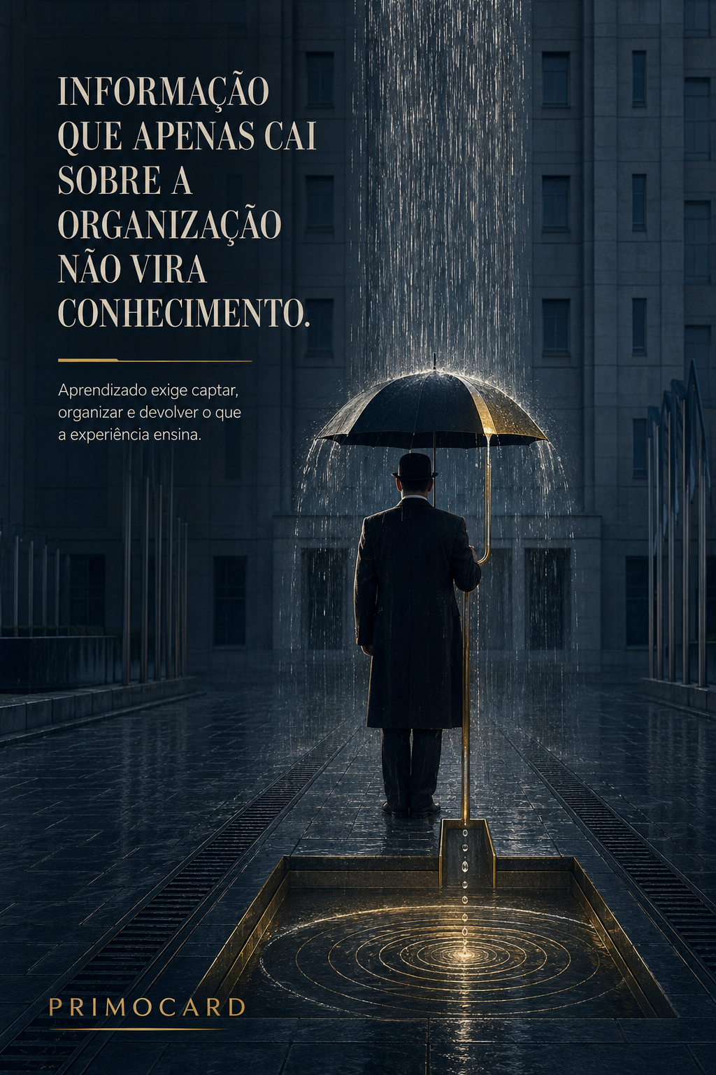 Informação só gera valor quando vira conhecimento