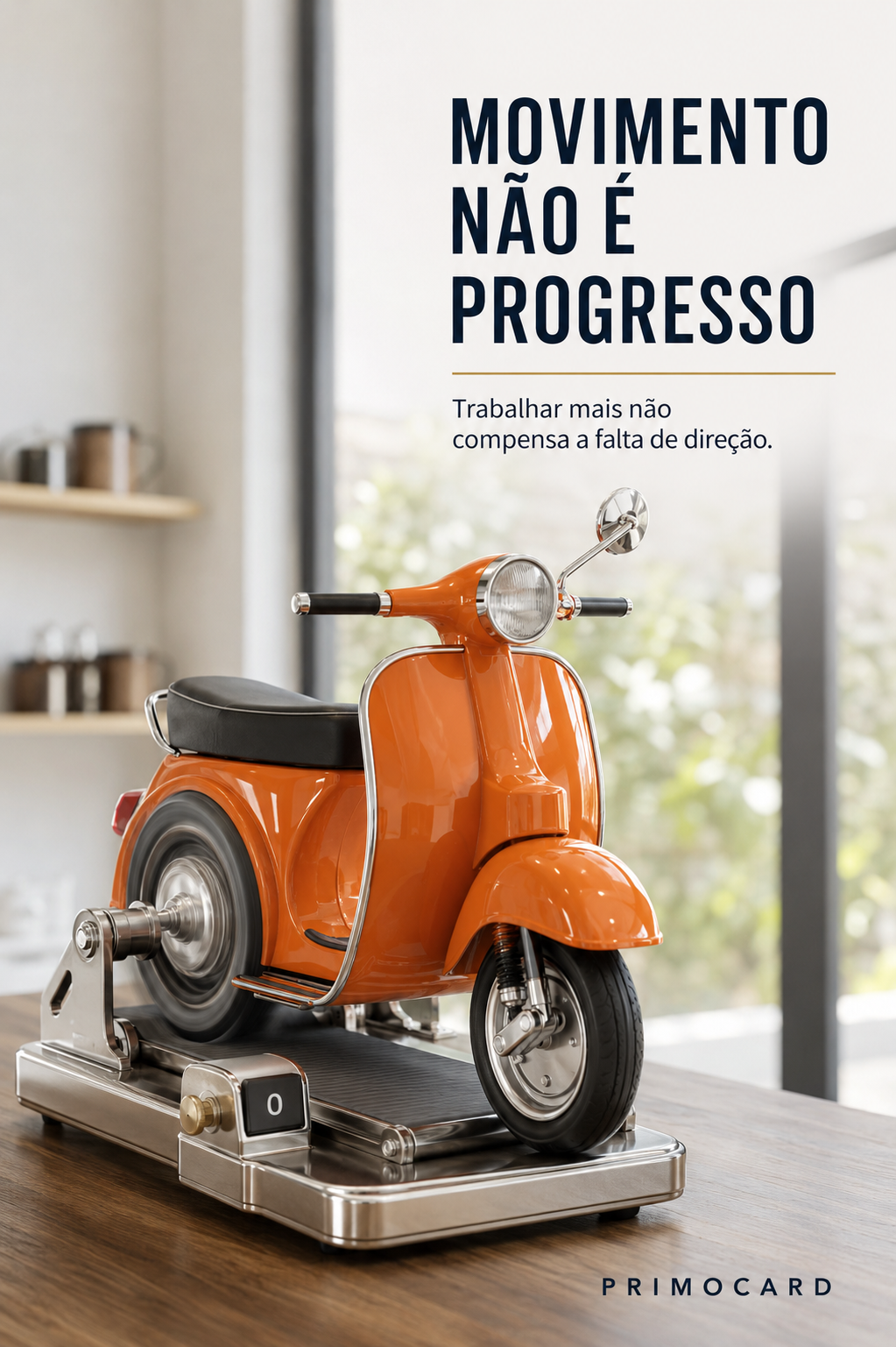 Movimento não significa progresso empresarial