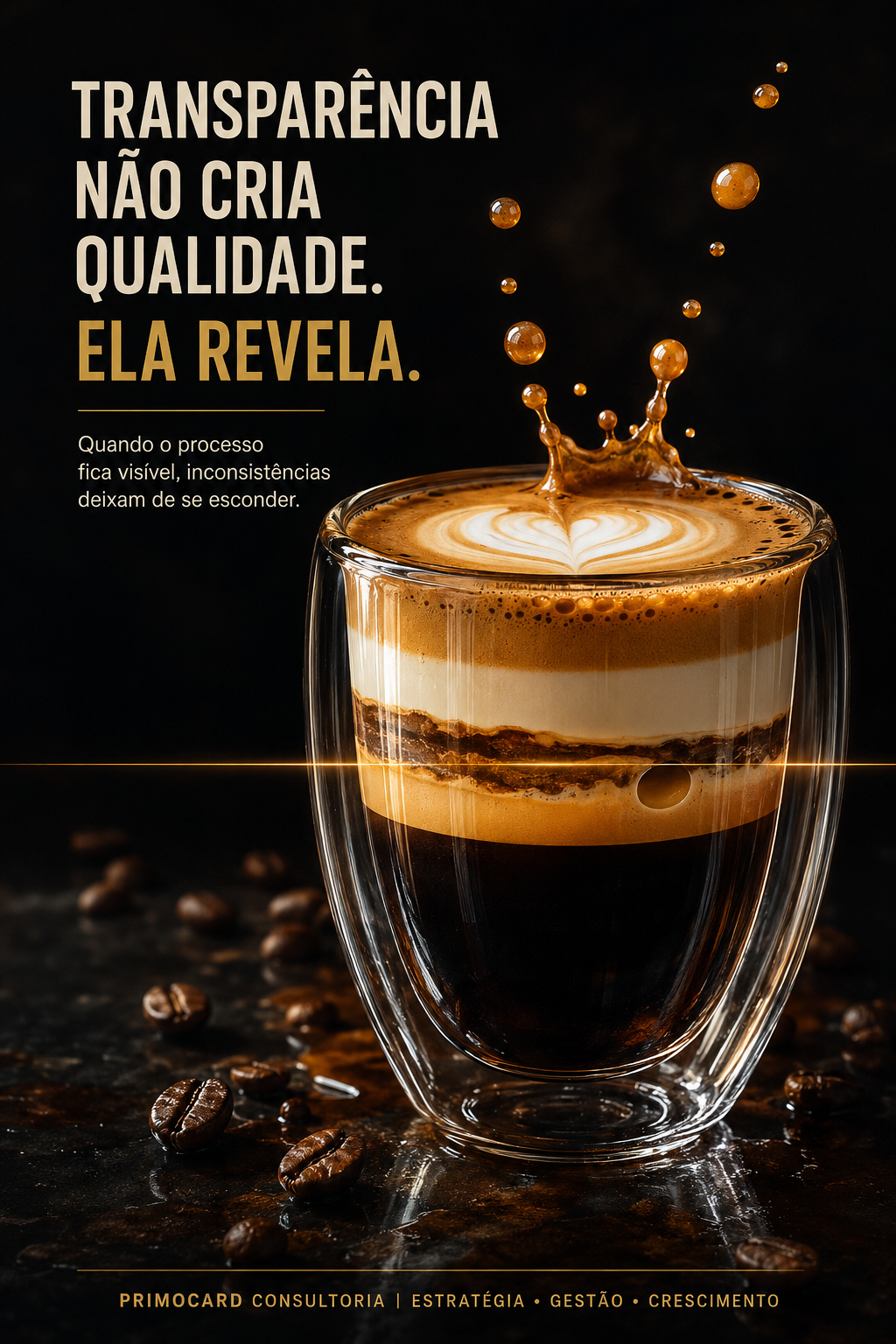 Transparência revela a qualidade