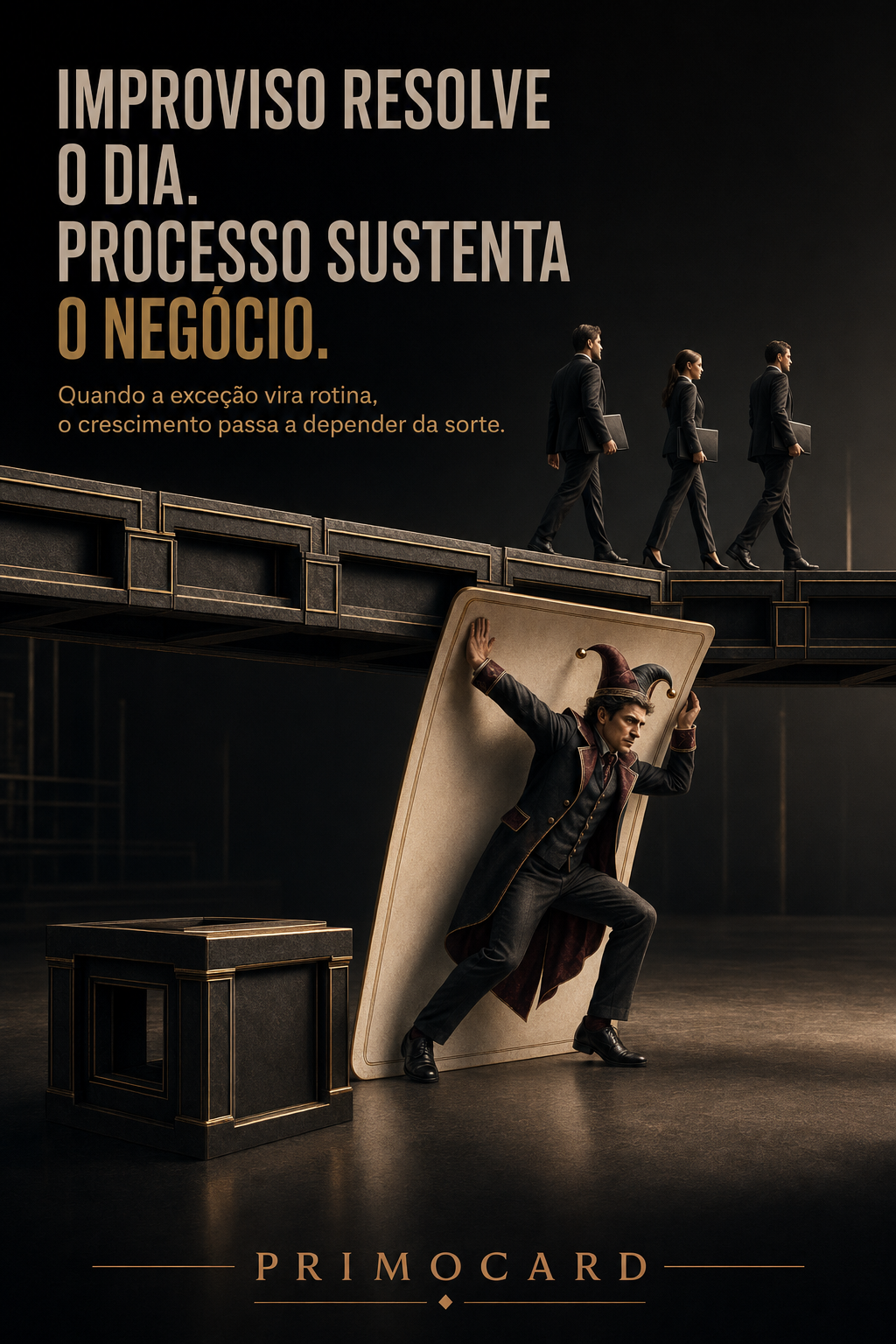 O improviso não sustenta uma empresa