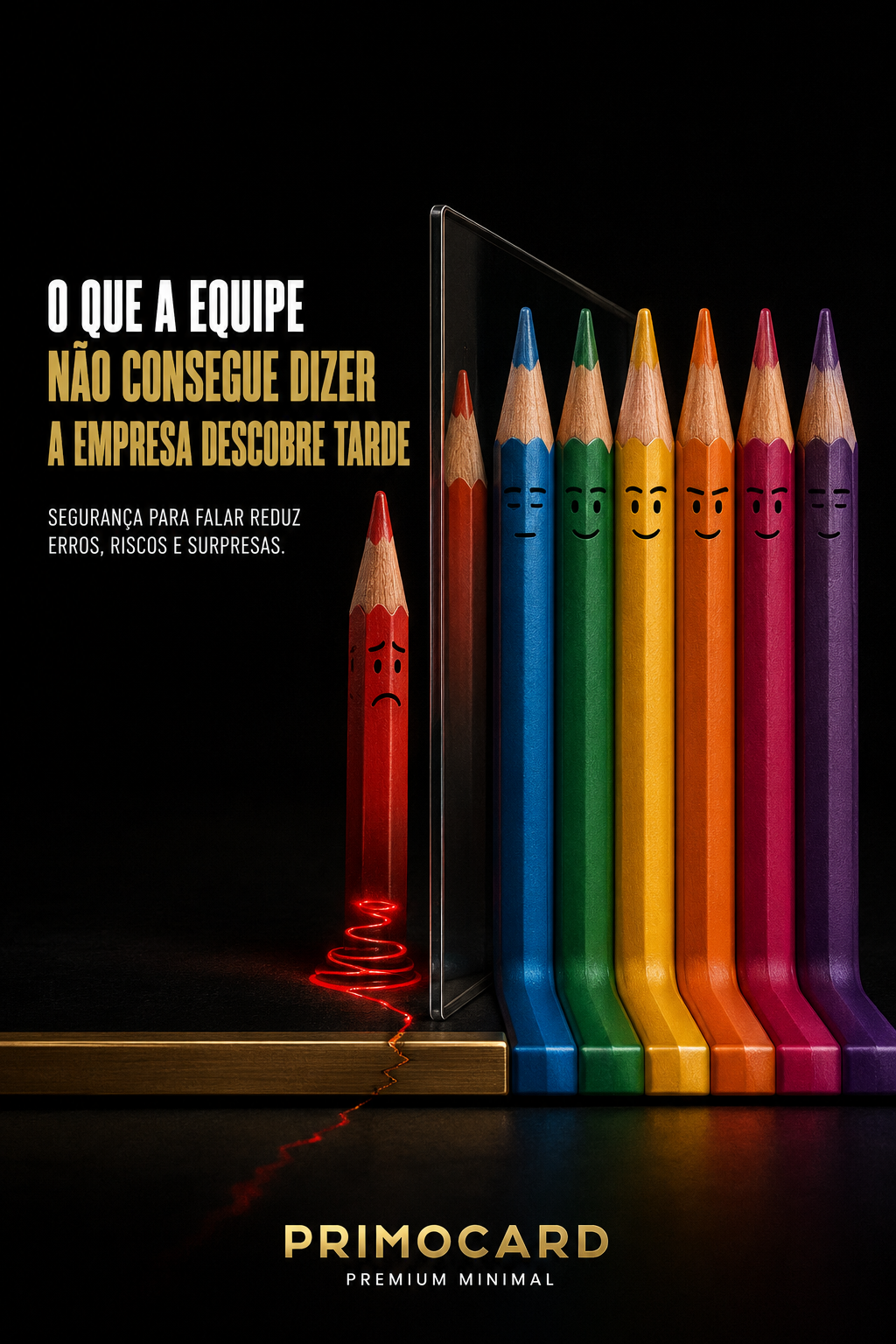 O QUE A EQUIPE NÃO CONSEGUE DIZER, A EMPRESA DESCOBRE TARDE