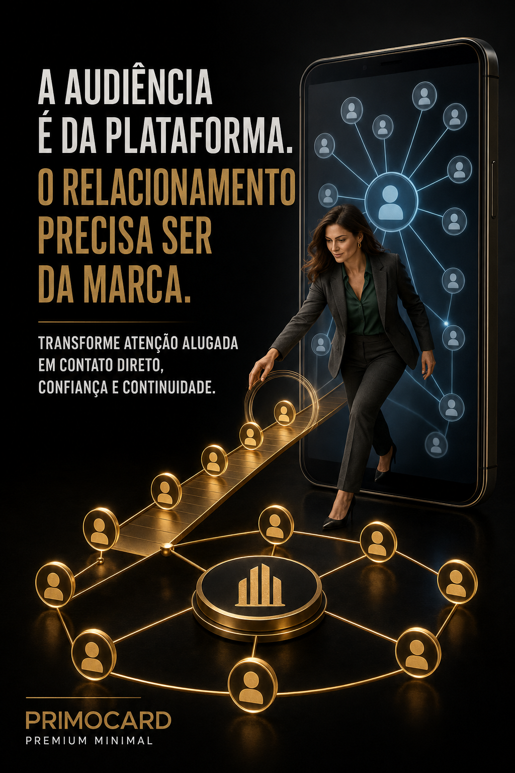 A audiência pertence à plataforma, o relacionamento à marca