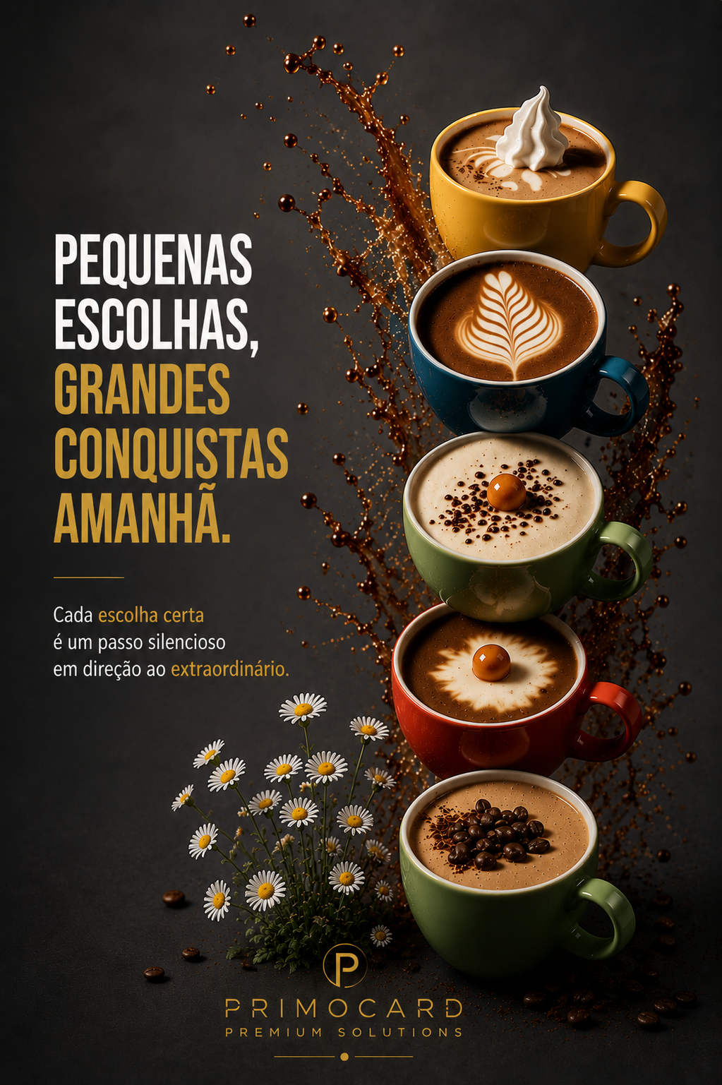 Pequenas escolhas constroem grandes conquistas
