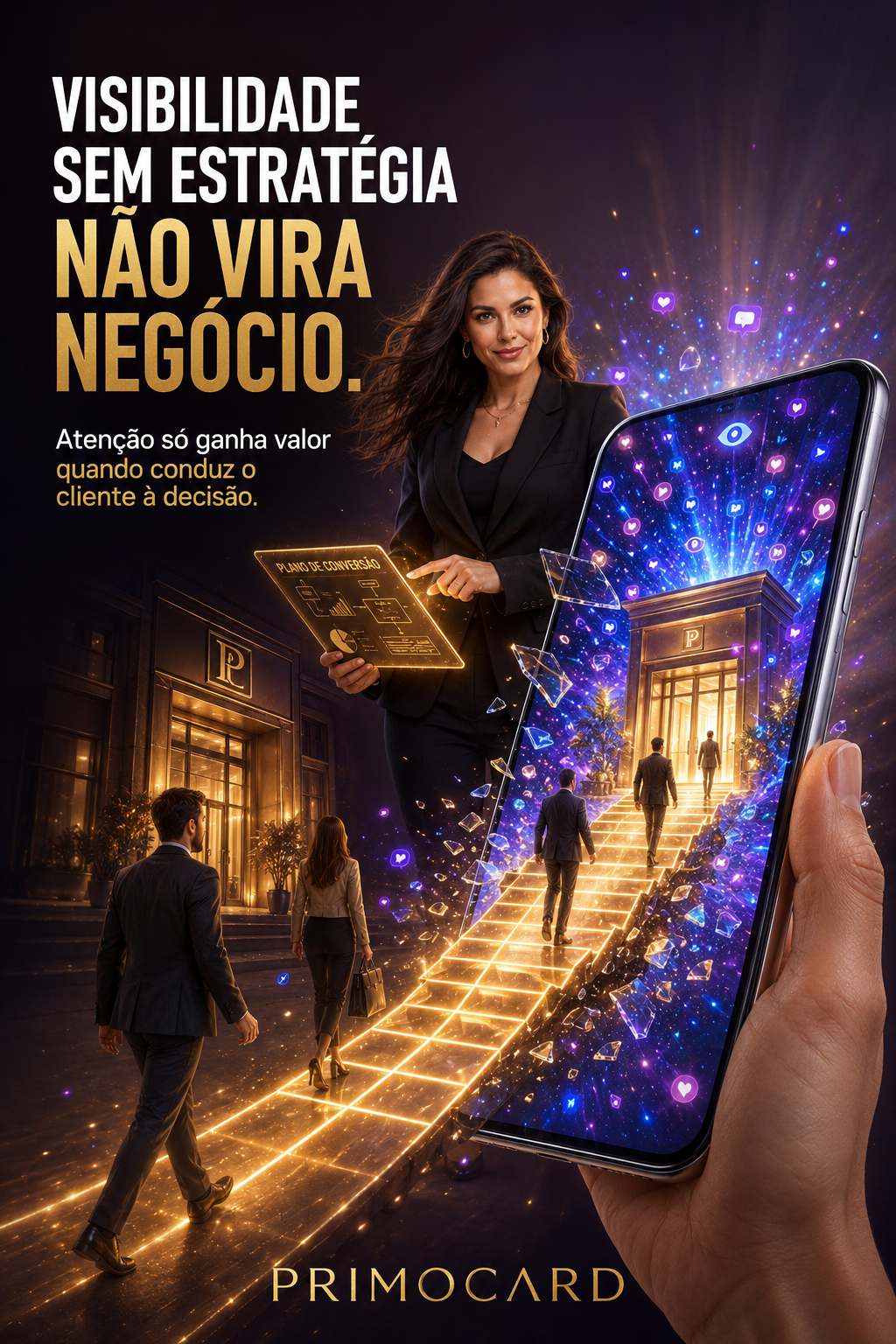 VISIBILIDADE SEM ESTRATÉGIA NÃO VIRA NEGÓCIO