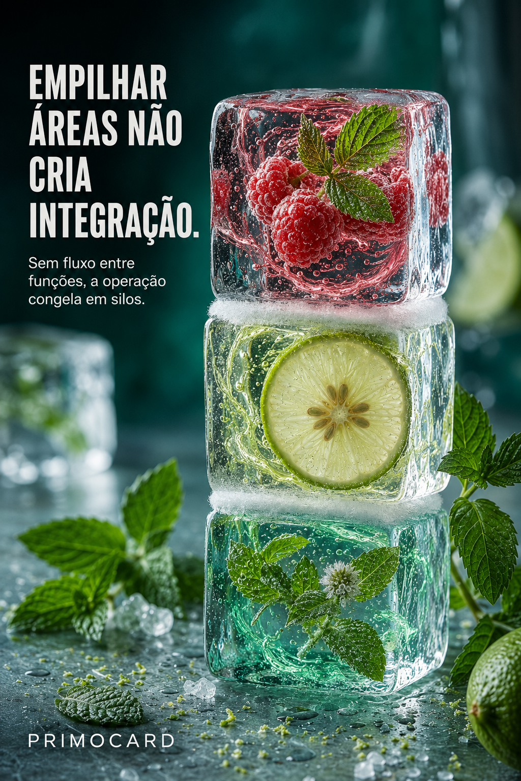 EMPILHAR ÁREAS NÃO CRIA INTEGRAÇÃO