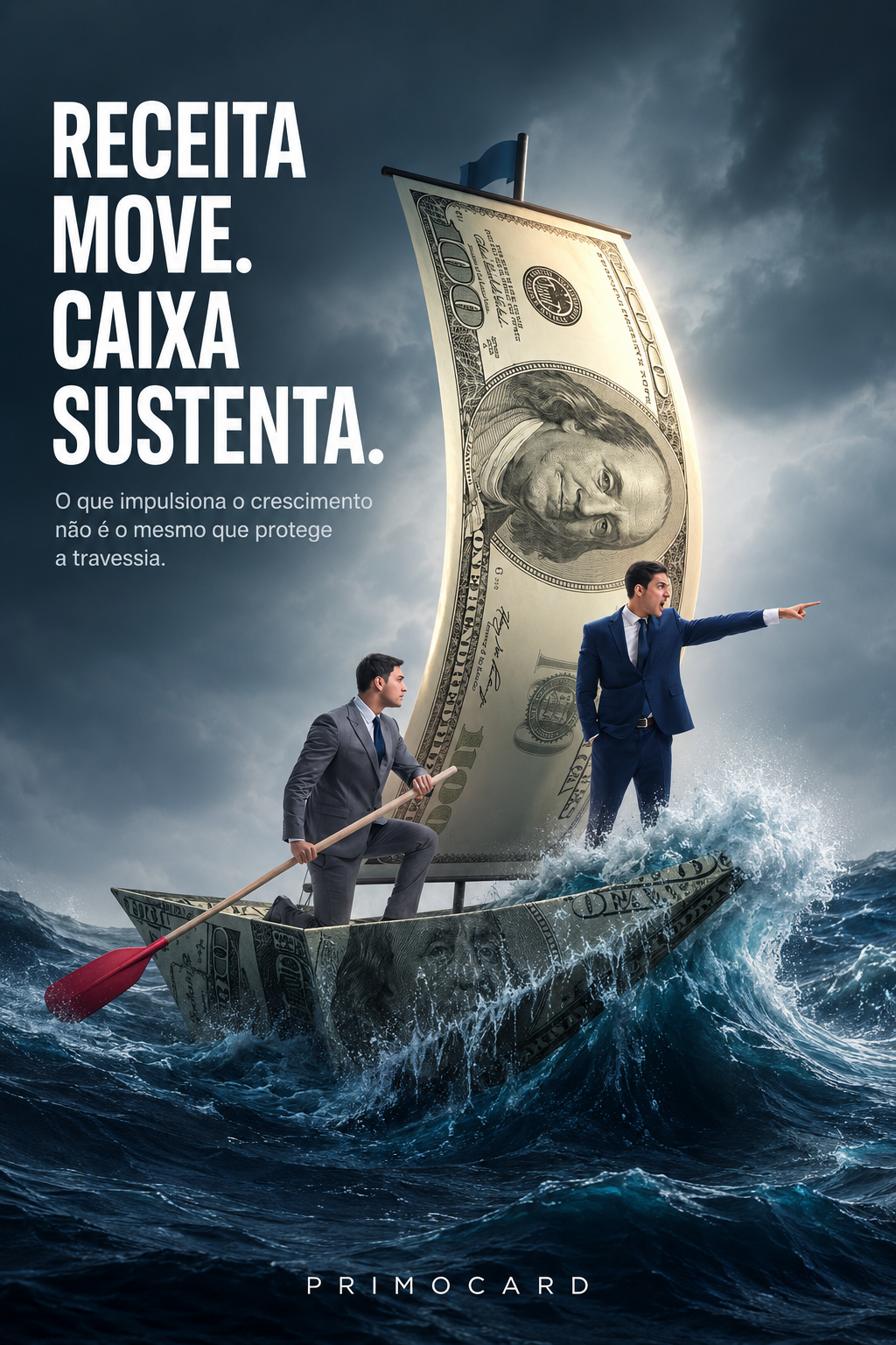 Receita Faz a Empresa Avançar, Mas o Caixa Sustenta