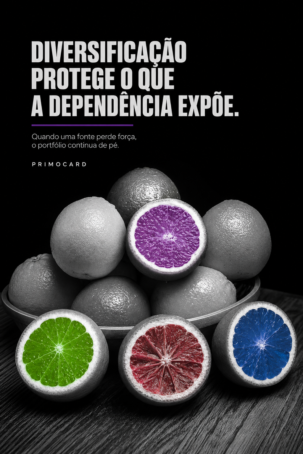 Diversificação Reduz a Dependência do Negócio