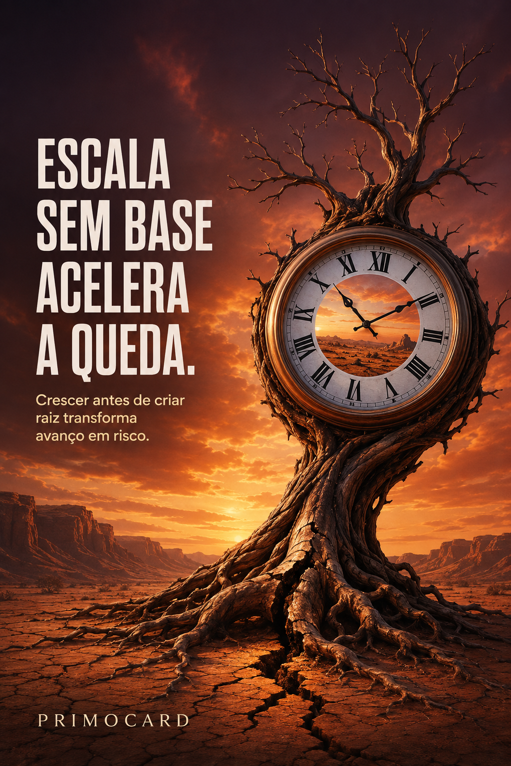 Escalar Sem Estrutura Acelera a Queda