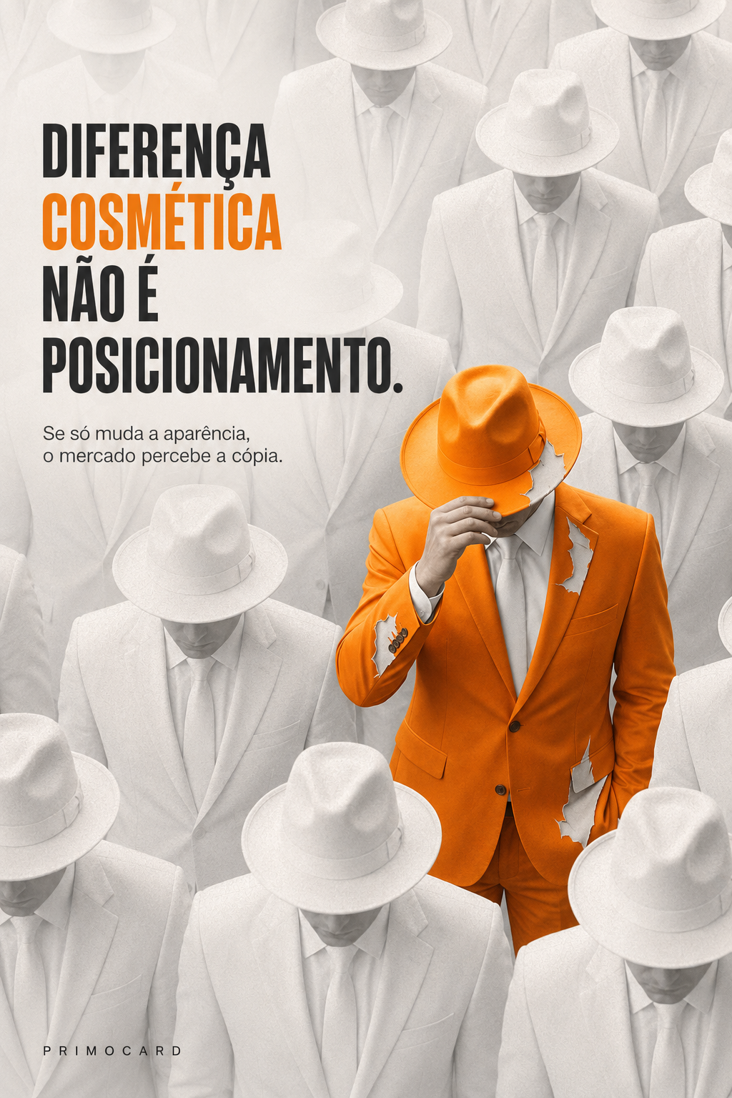 Ser diferente não significa ter posicionamento