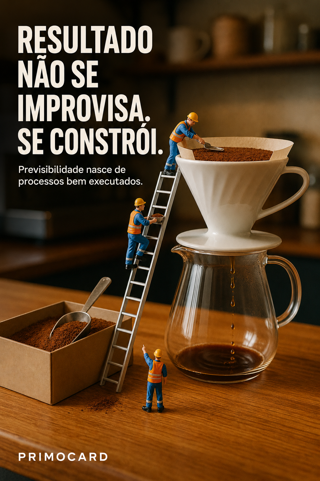 Resultado não se improvisa, se constrói