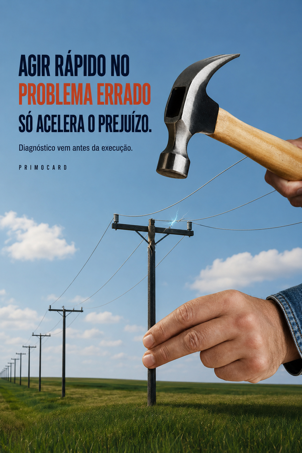 Agir rápido no problema errado aumenta o prejuízo
