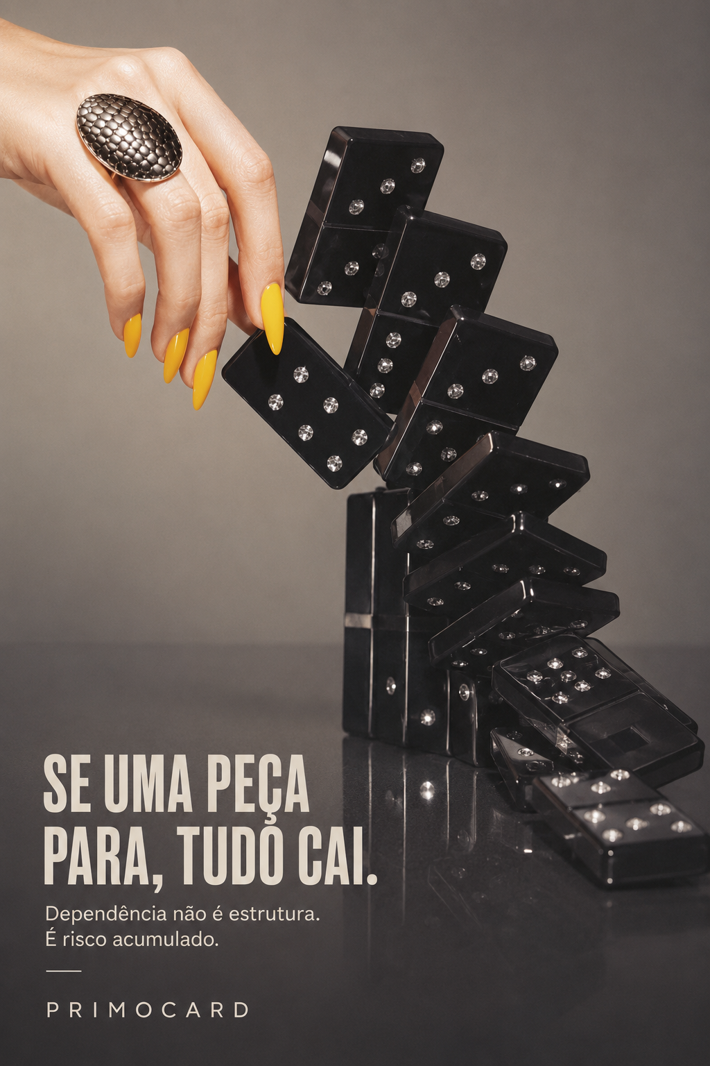Se uma pessoa parar, sua empresa também para?