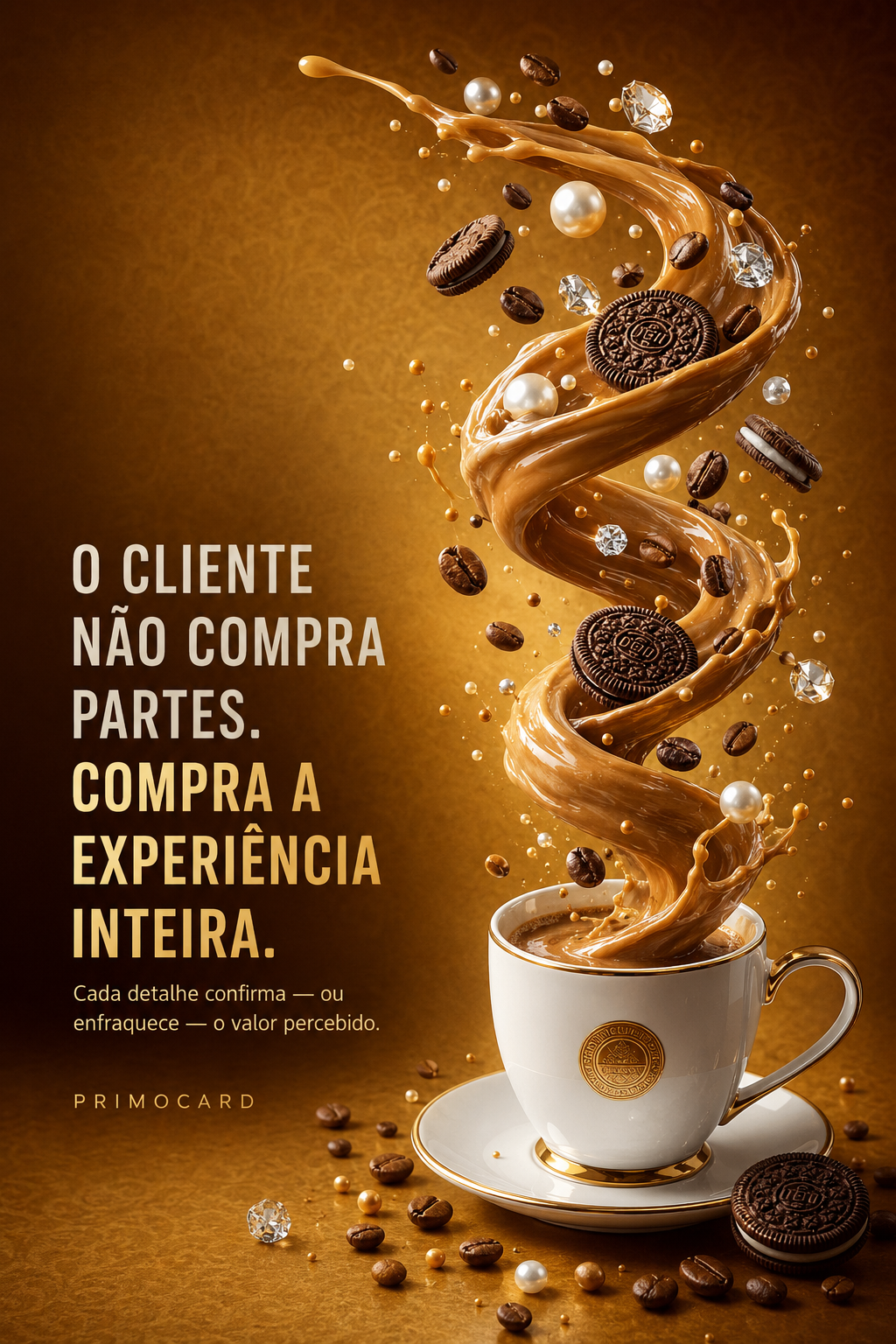 O cliente compra a experiência inteira