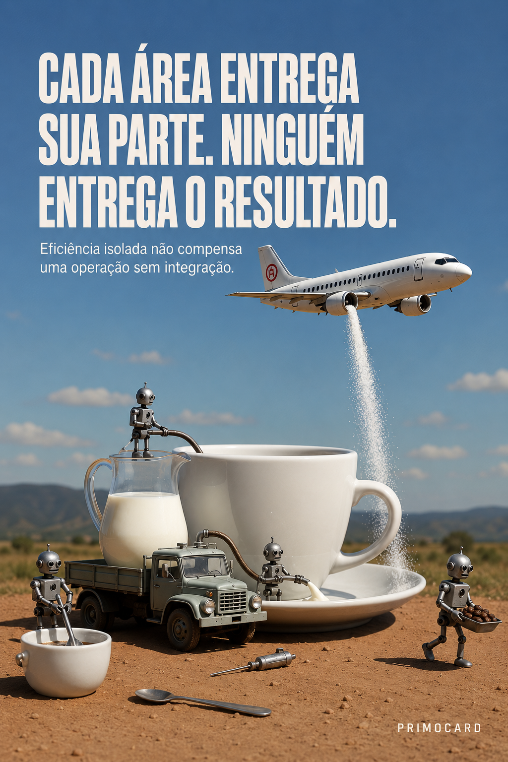 Cada Área Entrega Sua Parte, Mas Ninguém Entrega o Resultado