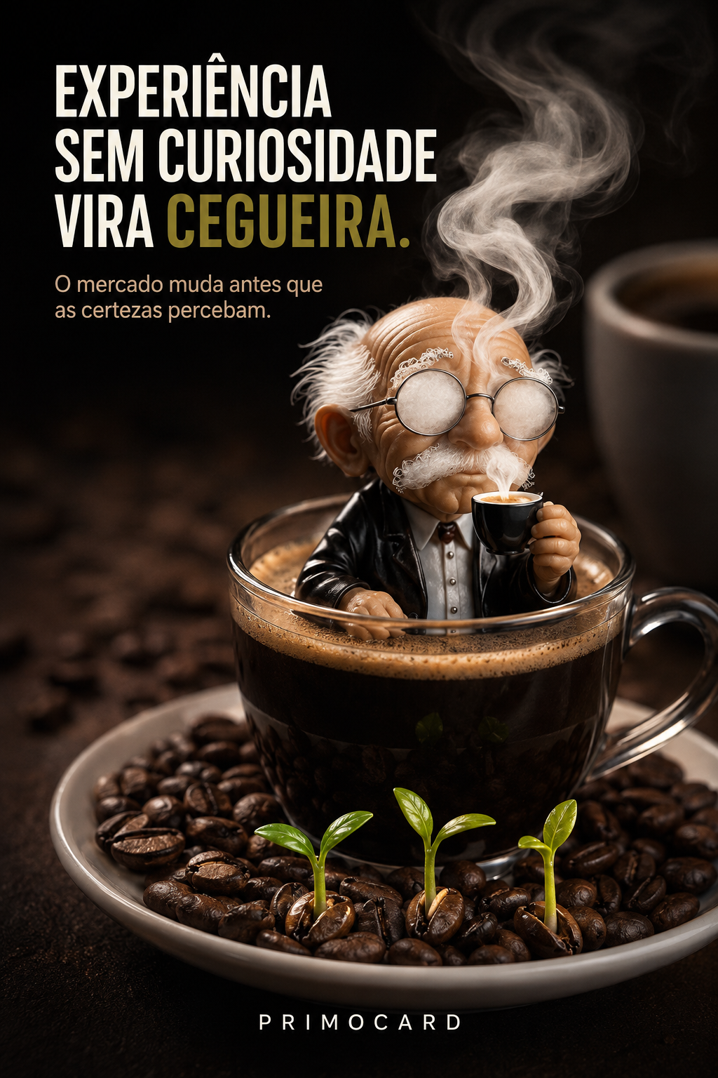 Experiência sem curiosidade vira cegueira