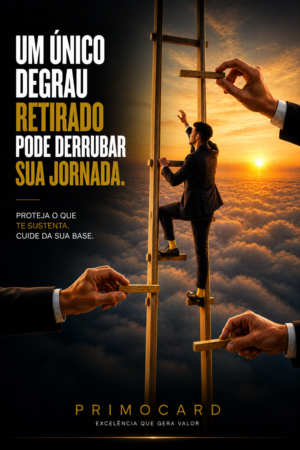 Um Único Degrau Retirado Pode Derrubar Toda a Jornada