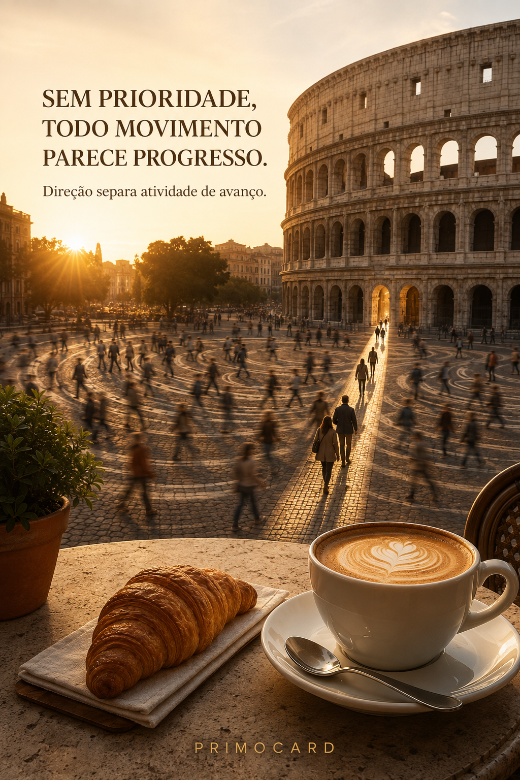 Sem Prioridade, Movimento Não É Progresso